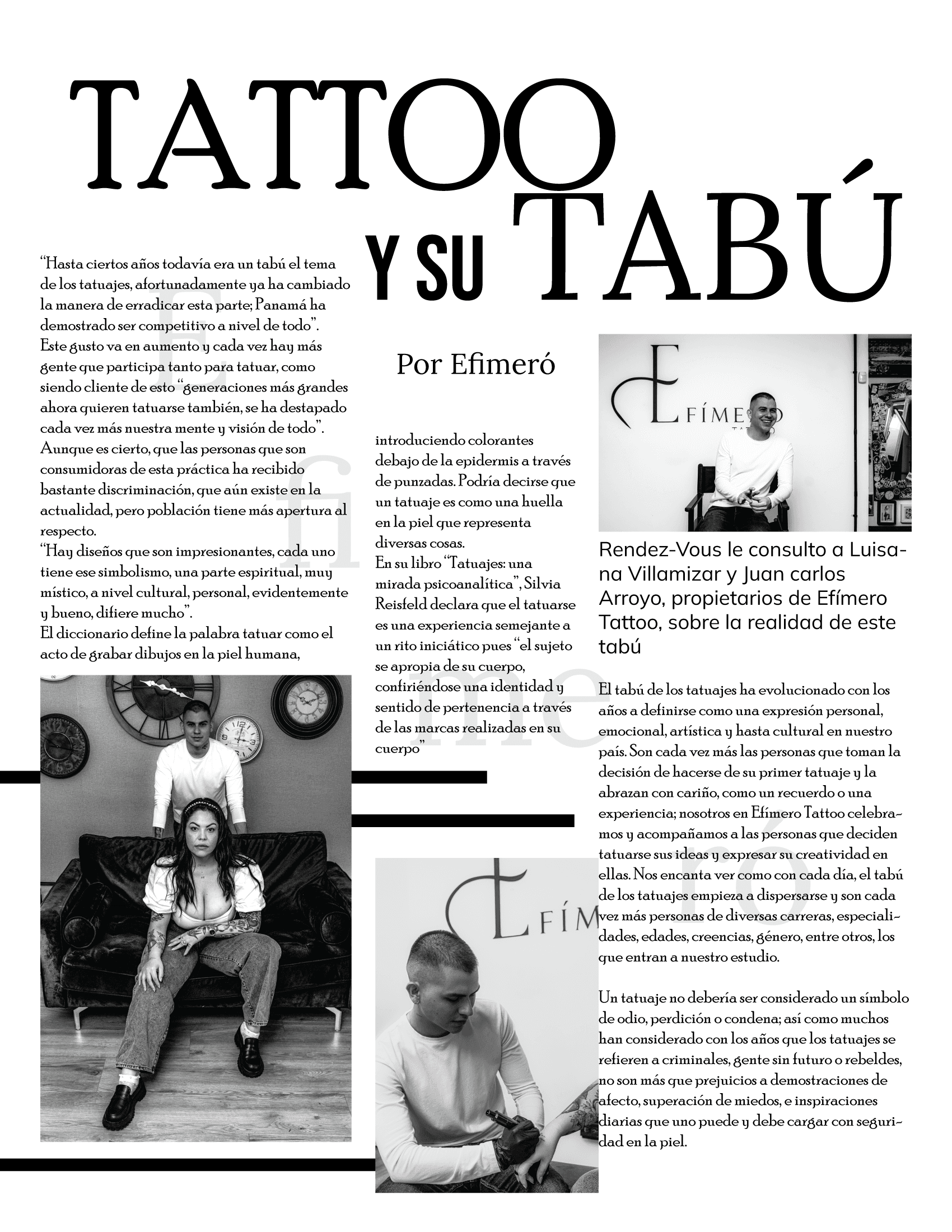 Tatto y su tabú